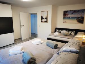 Postel nebo postele na pokoji v ubytování Appartment Jasmin