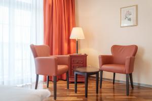 Zona d'estar a Hotel Schweizerhof Basel