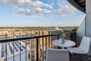 Balkón nebo terasa v ubytování Seaside Studio Apartment in Frankston, Melbourne