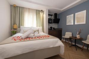 Gulta vai gultas numurā naktsmītnē Makarska City Bay Studios