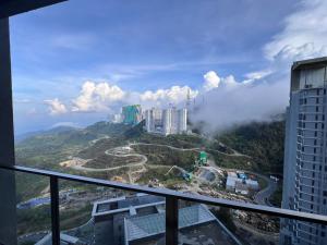 a view of a city from a building at Grand Ion Delemen by 91 Homestay in Genting Highlands