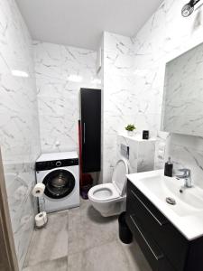 Phòng tắm tại Apartament Gdańsk Morena