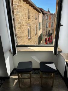 Χώρος καθιστικού στο Studio Monistrol sur Loire