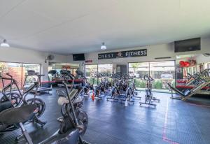 Fitness centrum a/nebo fitness zařízení v ubytování Mispa