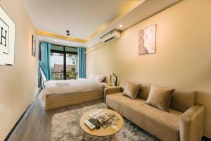 Posezení v ubytování Hanoi-Oi Homestay Cau Go