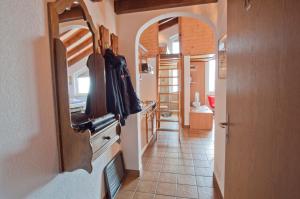 Kuchyň nebo kuchyňský kout v ubytování Haus Bodmen A, Studio Riffelsee