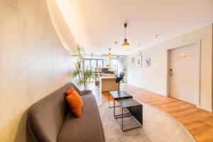 Zona de estar de Mandarina Hotel Luxembourg Strassen