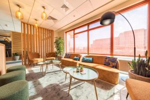 Mandarina Hotel Luxembourg Airportにあるシーティングエリア