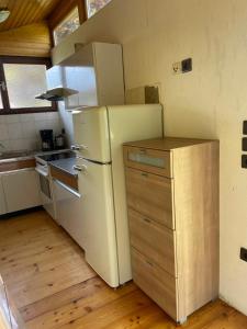 O bucătărie sau chicinetă la Tiny House 2 Erwachsene 2 Kinder