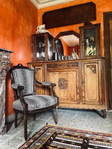 Posezení v ubytování Le buisson de la Gariole
