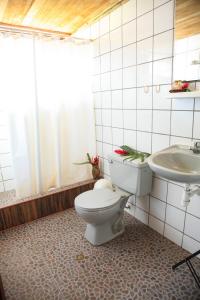 Koupelna v ubytování Pacaya Samiria Amazon Lodge - ALL INCLUSIVE