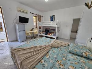 Postel nebo postele na pokoji v ubytování Aeria rooms Himare