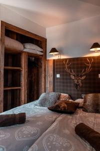 Postel nebo postele na pokoji v ubytování IMMODREAMS - La Marmotte - Avoriaz