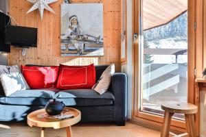 Posezení v ubytování IMMODREAMS - Le Pas du Lac - Avoriaz