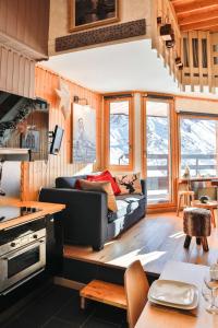 Kuchyň nebo kuchyňský kout v ubytování IMMODREAMS - Le Pas du Lac - Avoriaz