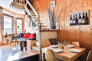 Posezení v ubytování IMMODREAMS - Le Pas du Lac - Avoriaz