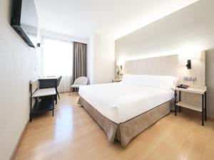 Postel nebo postele na pokoji v ubytování Hotel Albret