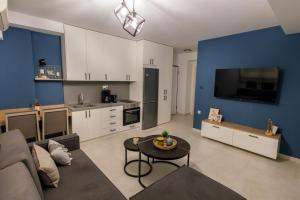 Kuchyň nebo kuchyňský kout v ubytování Sunrise Haven Suite
