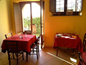 מסעדה או מקום אחר לאכול בו ב-La Locanda degli Amici