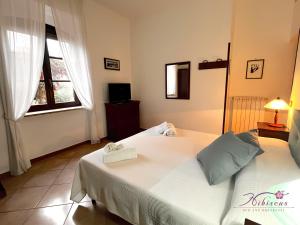 Postel nebo postele na pokoji v ubytování B&B Hibiscus