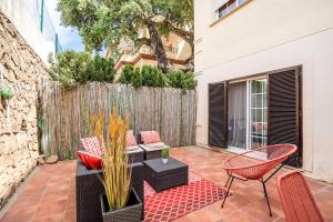 Patio nebo venkovní prostory v ubytování Beach House ELVIRIA
