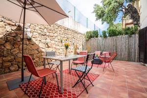 Patio nebo venkovní prostory v ubytování Beach House ELVIRIA