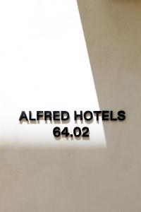 a sign that reads altered hotels on a ceiling at ALFRED HOTELS Port-Vieux - Ex Georges VI in Biarritz