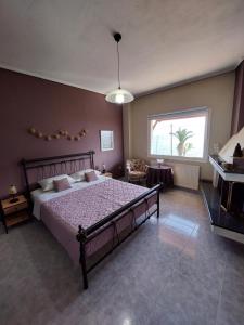 Postel nebo postele na pokoji v ubytování Platanidia Apartment Pelion