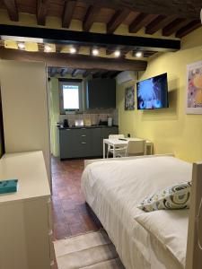 Μια τηλεόραση ή/και κέντρο ψυχαγωγίας στο Casa corso corsi piano terra