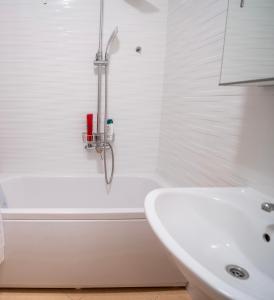 Koupelna v ubytování Apartment Bonaca