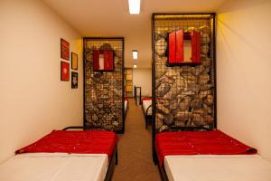 Xhubleta Room - Old Bazaar tesisinde bir odada yatak veya yataklar