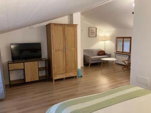 TV a/nebo společenská místnost v ubytování Albergo Mio Boutique Hotel - Adults Only