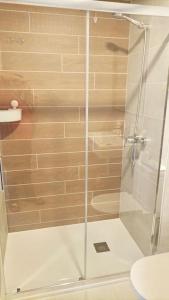 Koupelna v ubytování Habitación con baño privado para una sola persona No se renta apartamento completo