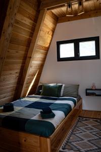 Krevet ili kreveti u jedinici u okviru objekta Sunny A Frame in National Park Fruska Gora - Vrdnik