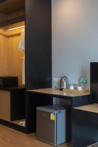 Kuchyň nebo kuchyňský kout v ubytování Tisha Hotel