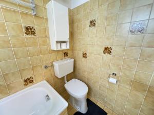 Koupelna v ubytování Ferienwohnung an der Traun
