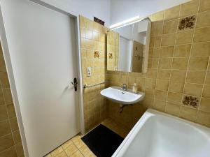 Koupelna v ubytování Ferienwohnung an der Traun + 19 fotografií
