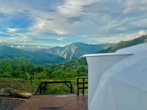 Loodusmaastik of the luxury tent lähedal