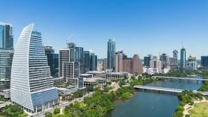 Nespecifikovaný výhled na destinaci Austin nebo výhled na město při pohledu z hotelu