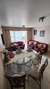 Χώρος καθιστικού στο Summersands North Beach Durban