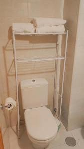 Koupelna v ubytování Habitación Renfe