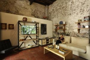 Posezení v ubytování Orchid House San Miguel de Allende