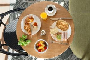 Morgenmad for gæster der bor på Best Western Bourgoin Jallieu