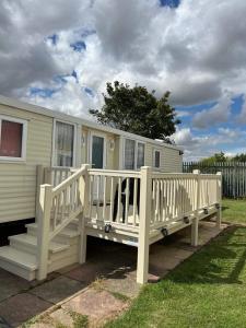 Μπαλκόνι ή βεράντα στο Family Caravan Sandhills 117