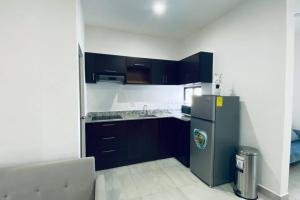 Kuchyň nebo kuchyňský kout v ubytování Apartamento en centro histórico Mazatlán + 2 fotografie