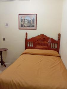 Postel nebo postele na pokoji v ubytování Hotel Juarez