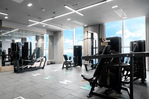 Fitness centrum a/nebo fitness zařízení v ubytování Panorama Nha Trang With free Gym and Pool
