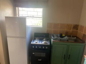 Η κουζίνα ή μικρή κουζίνα στο Flat in Secunda