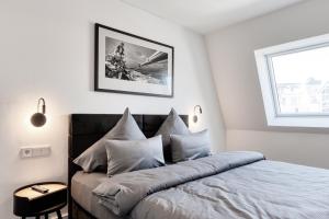Ein Bett oder Betten in einem Zimmer der Unterkunft Haus Noena