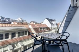 Ein Balkon oder eine Terrasse in der Unterkunft Haus Noena